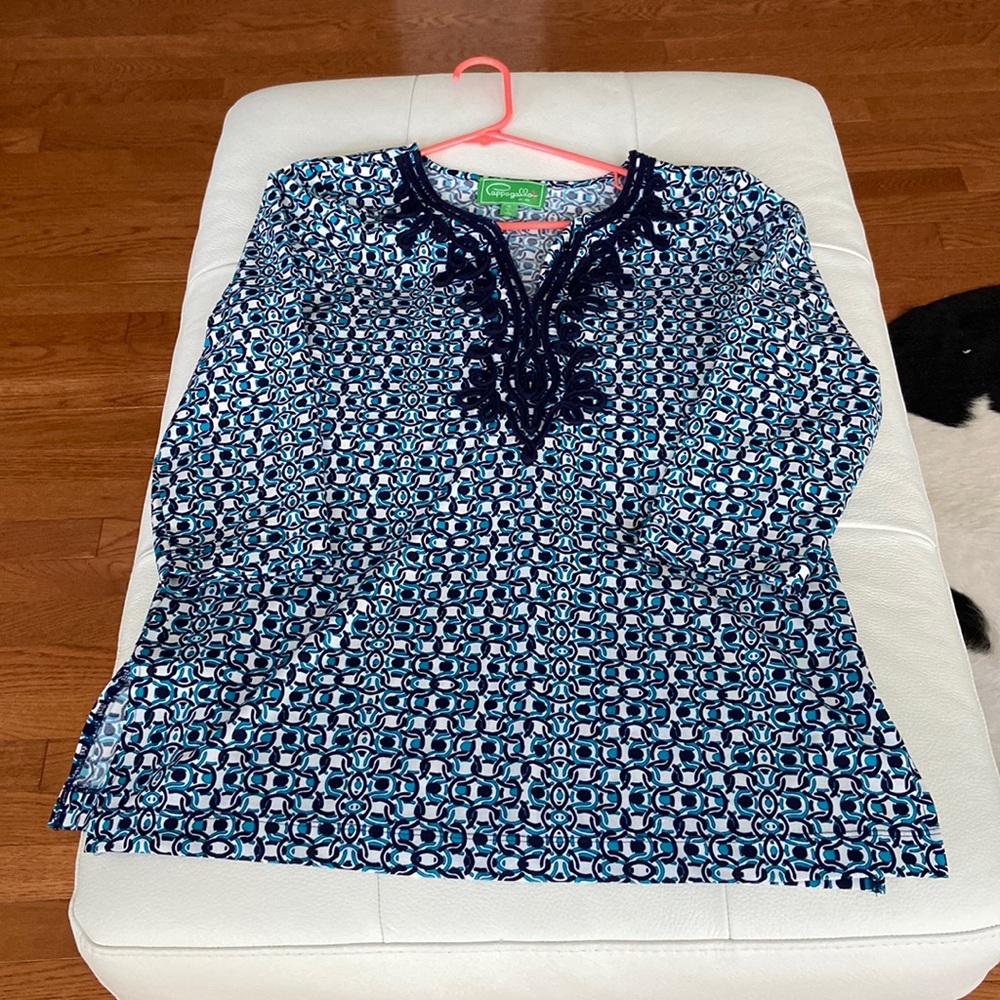 Pappagallo print top